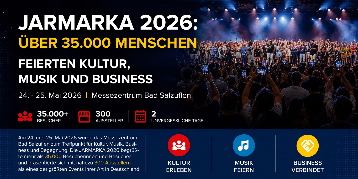 JARMARKA 2026: Über 35.000 Menschen feierten Kultur, Musik und Business